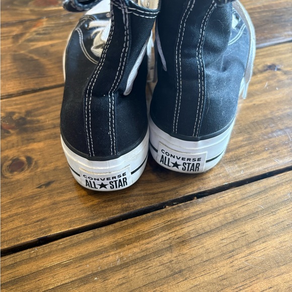 Converse Black and White High-Top Sneakers - Picture 3 of 5